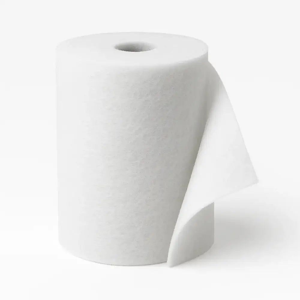 Bild av vit, absorberande pappaväv för Universalfilter 100x100cm - G2, energieffektiv drift